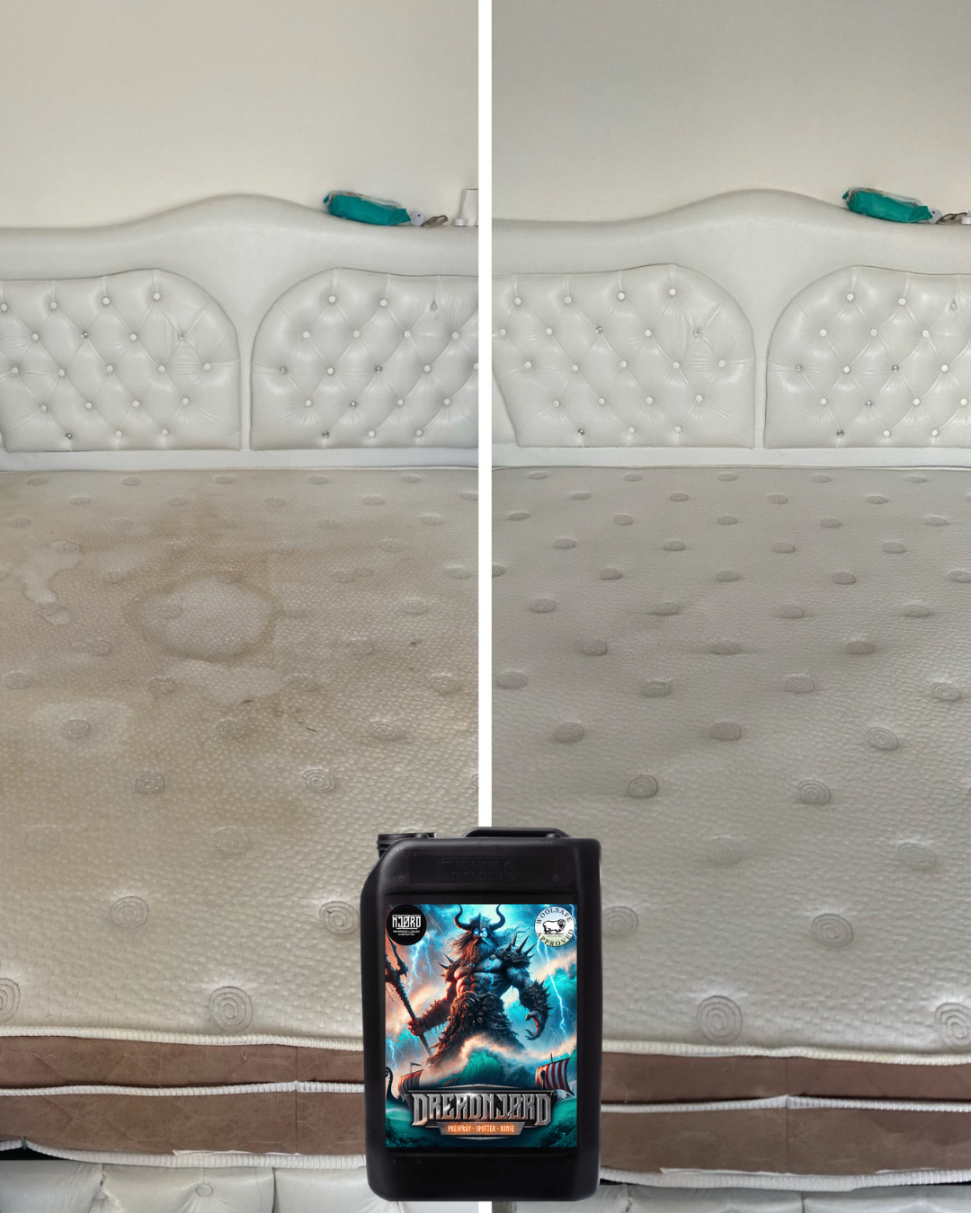 NJORD DREADNJORD – Powerful Urine and Odor Remover for Carpets, Furniture, and Mattresses