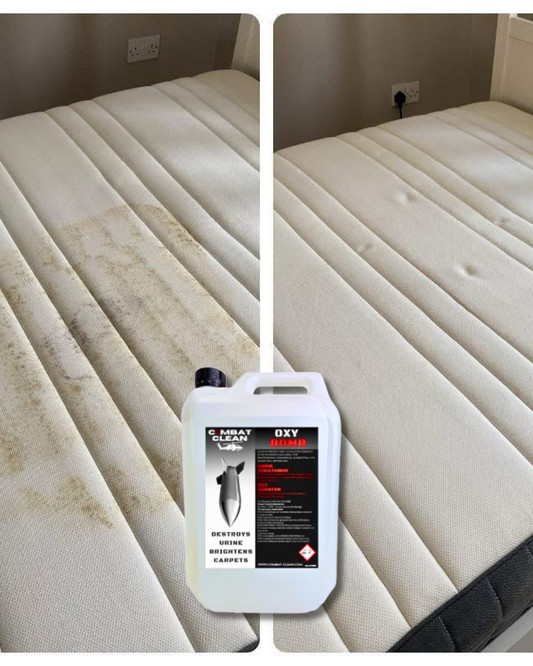COMBAT CLEAN Urine Treatment and Oxy Booster for Matrasses, Carpets and Upholstery