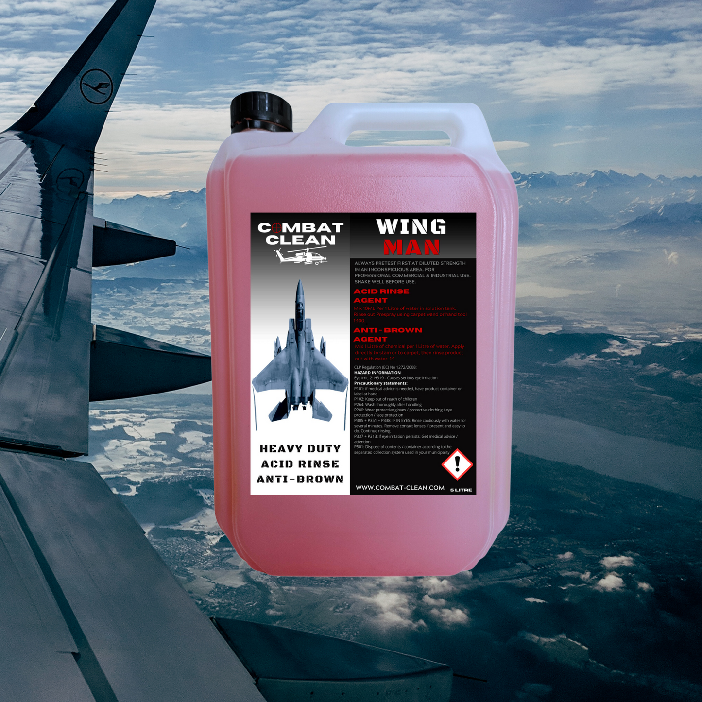 COMBAT CLEAN Wing Man – Krachtige Zure Spoeling