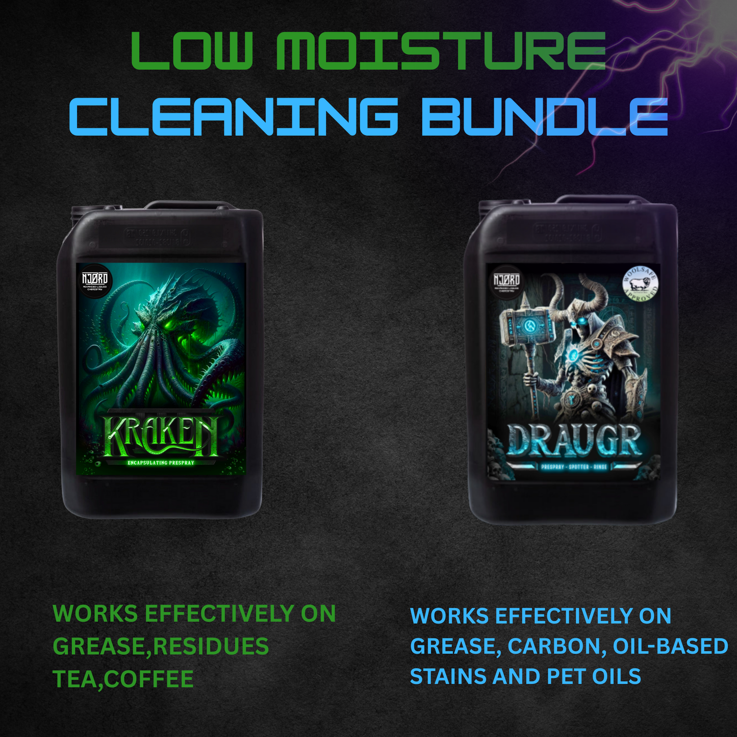 Low Moisture Encapsulation Carpet And Upholstery Bundle