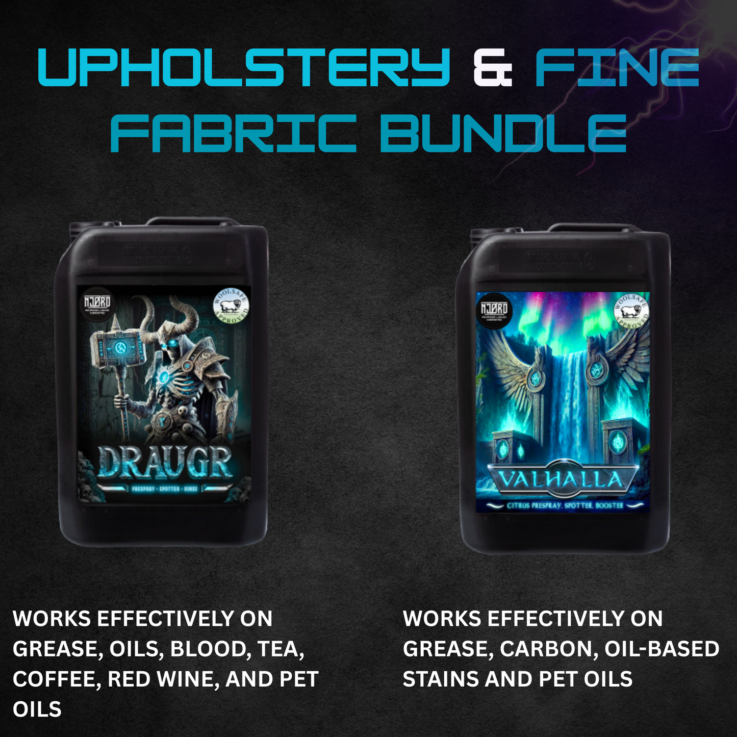 Wool Safe Upholstery Cleaning Bundle