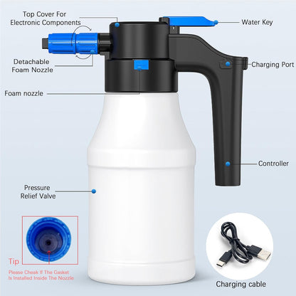 Electric Snow Foamer - Pressure Sprayer 1.5L – Rechargeable