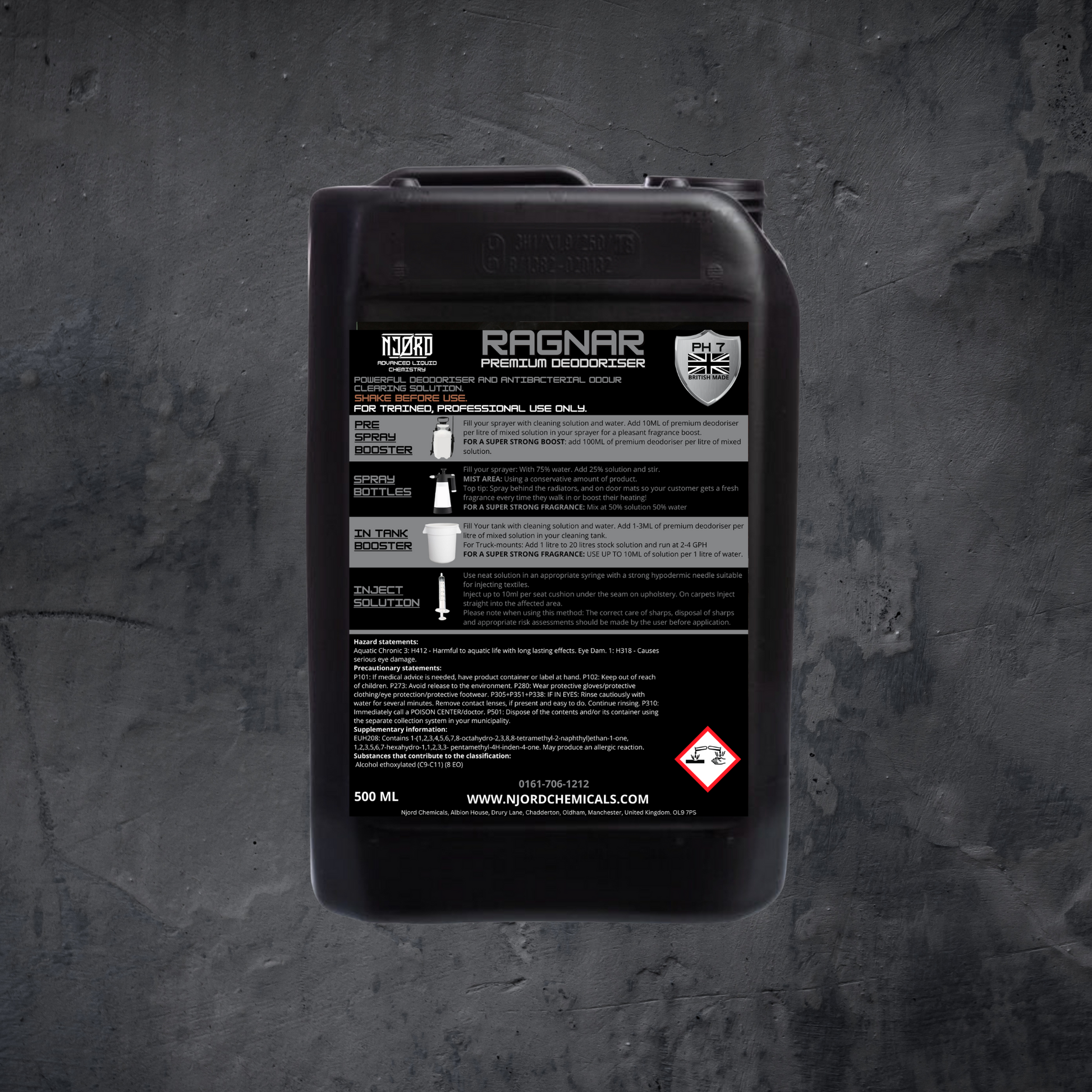 NJORD RAGNAR Odour Remover for Carpets and Upholstery