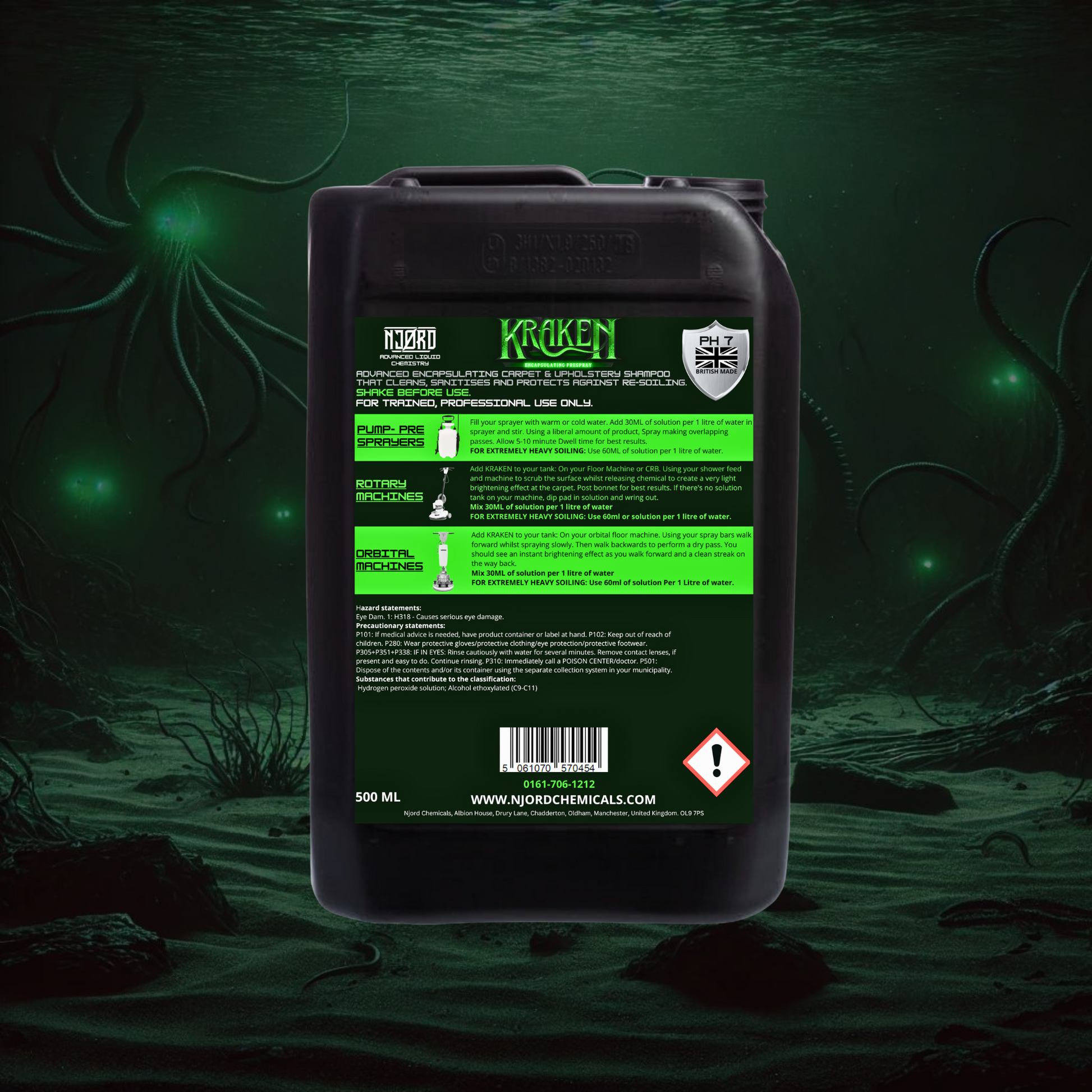 NJORD KRAKEN MK II – Encapsulerende Pre-Spray met Laag Vochtverbruik