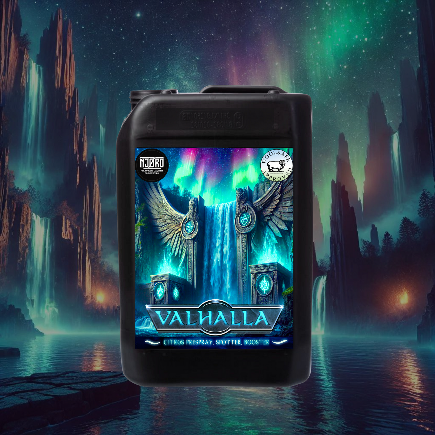 NJORD VALHALLA – WoolSafe Citrus Pre-Spray voor Meubels, Tapijt en Vloerkleden