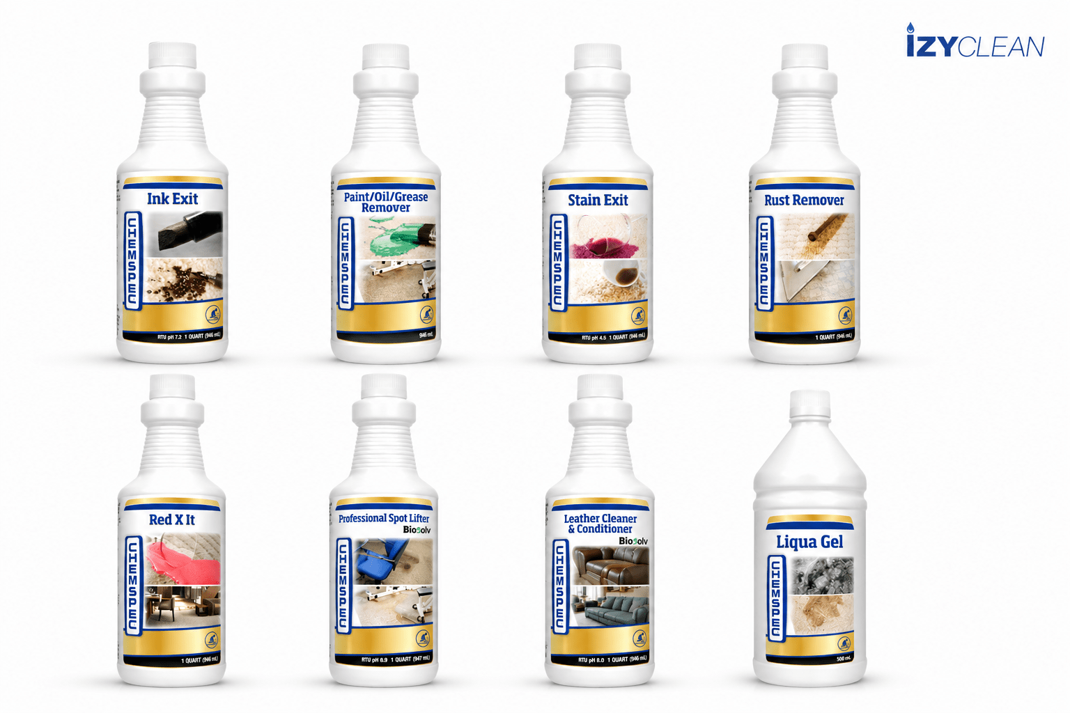 Chemspec Stain Remover Kit for Carpet & Upholstery - Izycleanstain remover kit