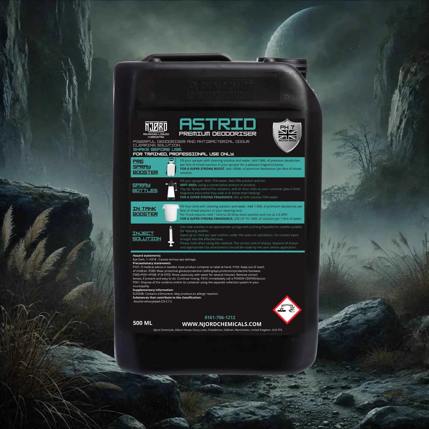 NJORD ASTRID Odour Remover for Carpets and Upholstery - Izyclean