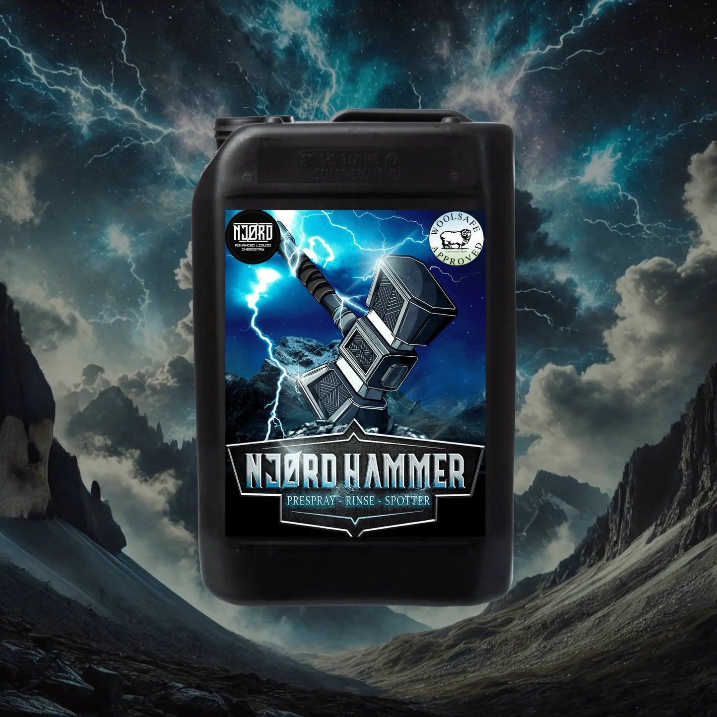 NJORD HAMMER Professional Alkaline Carpet & Upholstery Cleaner - Izyclean