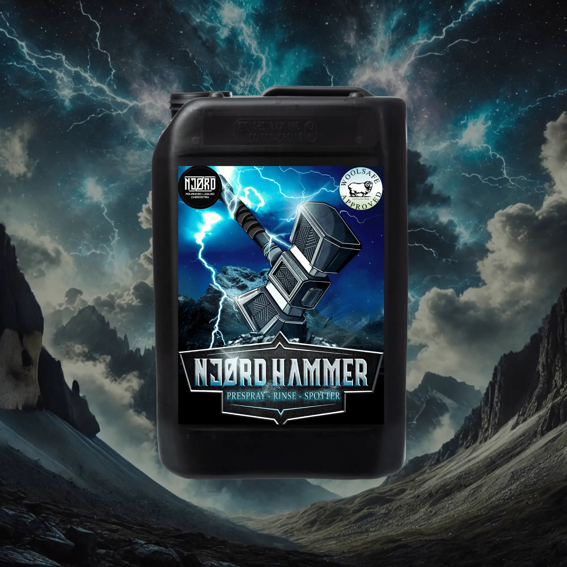 NJORD HAMMER Professional Alkaline Carpet & Upholstery Cleaner - Izyclean