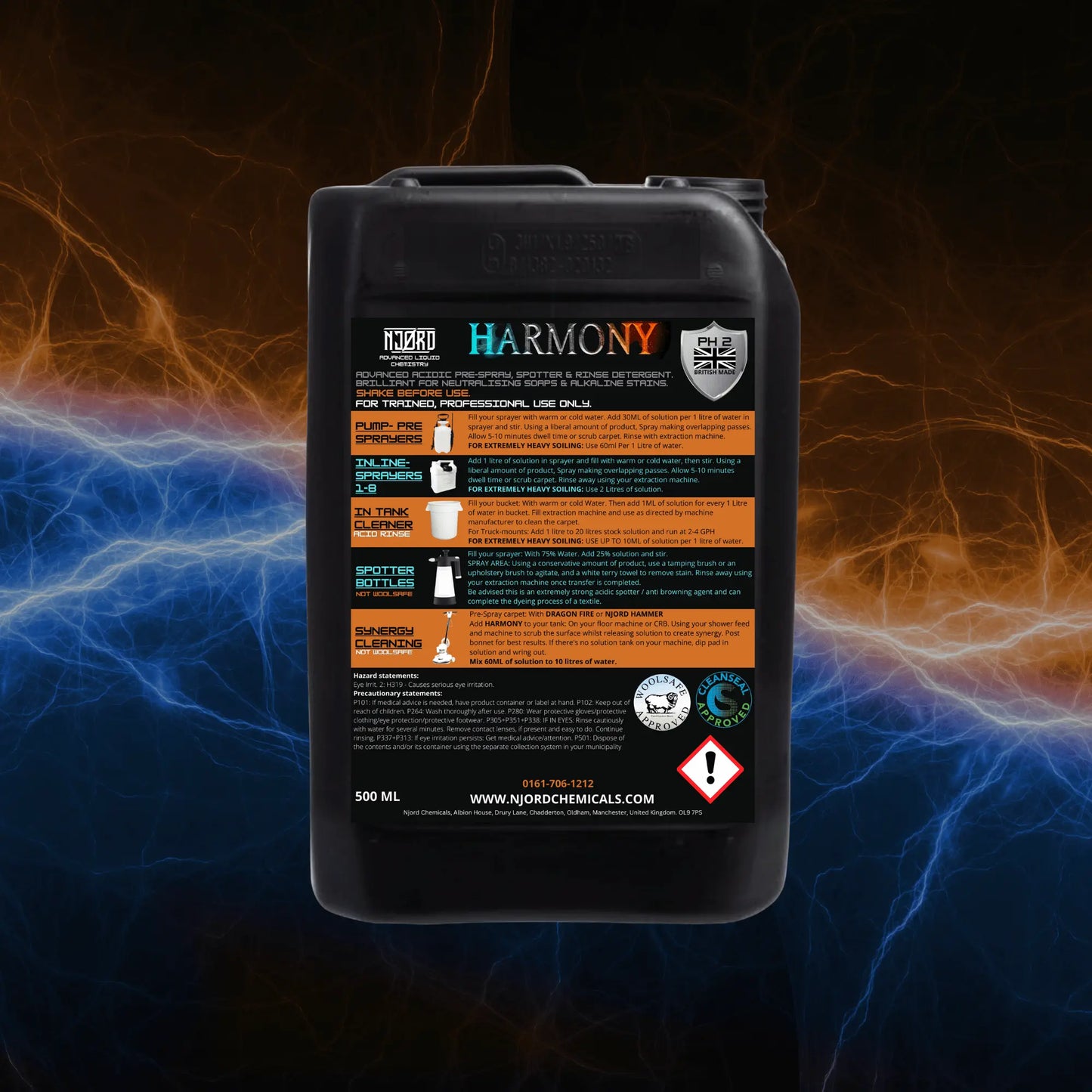 NJORD HARMONY Acidic Carpet & Upholstery Rinse - Izyclean