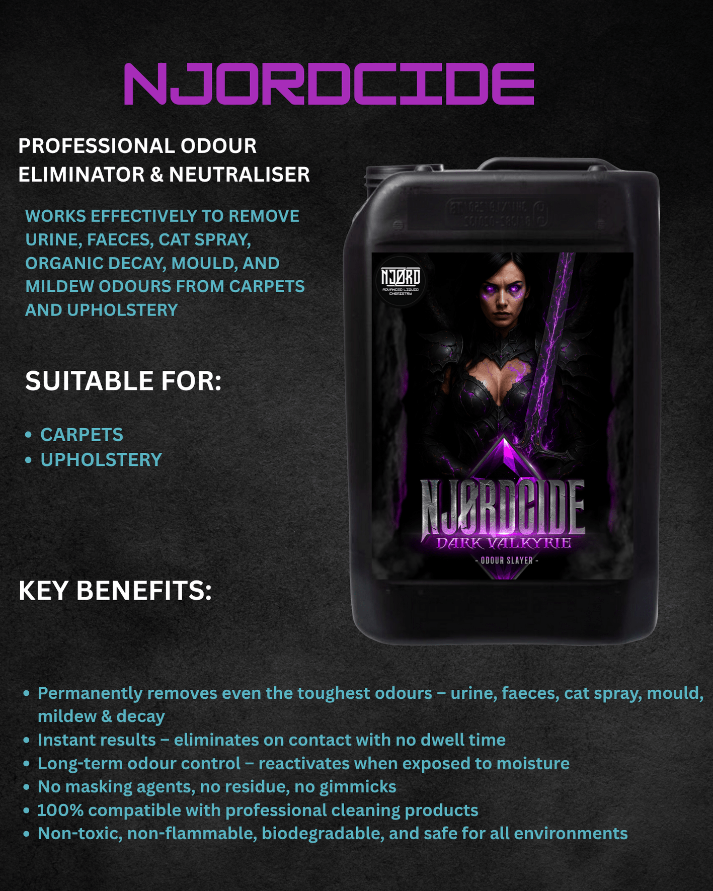 NJORDCIDE Professional Odour Eliminator - Izyclean